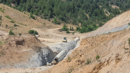 BOYACIK GÖLETİNDE BATARDO DOLGUSU TAMAMLANDI.