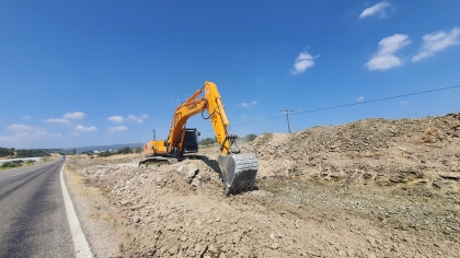 SALİHLİ YOLUNDA YOL SIYIRMA VE DOLGU ÇALIŞMALARI BAŞLIYOR