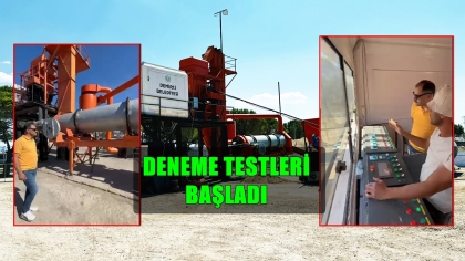 16 YIL SONRA, BELEDİYE ASFALT PLENTİ ÇALIŞMAYA BAŞLIYOR