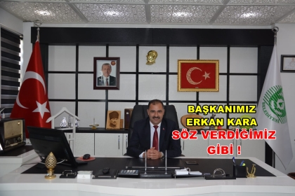 BAŞKANIMIZ ERKAN KARA’DAN SELENDİ YOLU İHALE MÜJDESİ