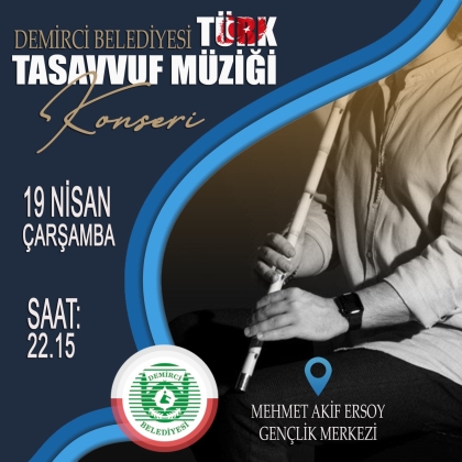 DEMİRCİ BELEDİYESİNDEN UNUTULMAYACAK PROGRAM