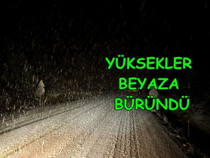 MERKEZDE YAĞMUR, YÜKSEKLERDE KAR YAĞIŞI ETKİLİ OLUYOR