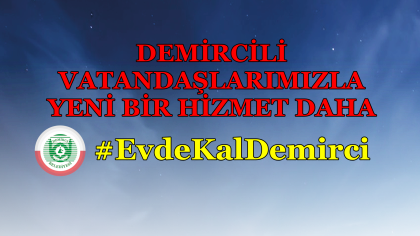 EVDEN ÇIKMA, SİPARİŞ VER GELSİN. İŞTE YENİ HİZMET