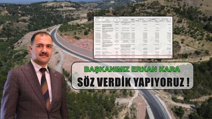 BAŞKANIMIZ ERKAN KARA; İLÇEMİZİN ULAŞIM SORUNLARINI TARİHE GÖMÜYORUZ.