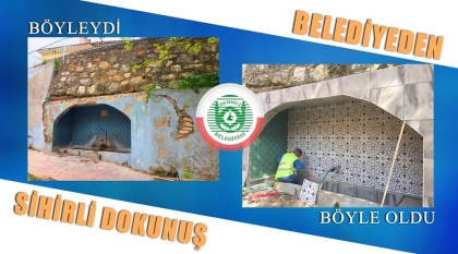 YILLARIN ÇEŞMESİNE, BELEDİYE'DEN SİHİRLİ DOKUNUŞ