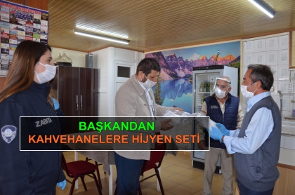 BAŞKAN SELÇUK, HİJYEN SETİ HEDİYE ETTİ