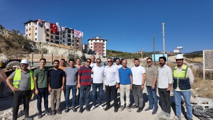 TOKİ HEYETİ DEMİRCİ 2. ETAP KONUTLARINI İNCELEDİ