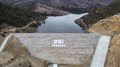 ALAAĞAÇ BARAJI DOLUYOR