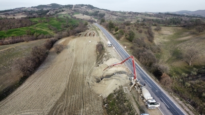 SALİHLİ YOLUNDA ÇALIŞMALAR YENİDEN BAŞLADI 