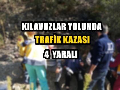 DEMİRCİ - SALİHLİ KARAYOLUNDA KAZA; 4 YARALI 