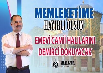 DEMİRCİ’NİN HASRETLE BEKLEDİĞİ MÜJDE BAŞKANIMIZ ERKAN KARA’DAN GELDİ. 