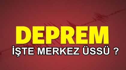 DEMİRCİ'DE HİSSEDİLEN DEPREMİN ŞİDDETİ 4.8
