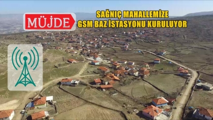 BAŞKANIMIZ ERKAN KARA’DAN, SAĞNIÇ MAHALLESİNE MÜJDE