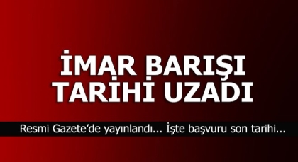 KARAR RESMİ GAZETE'DE YAYINLANDI