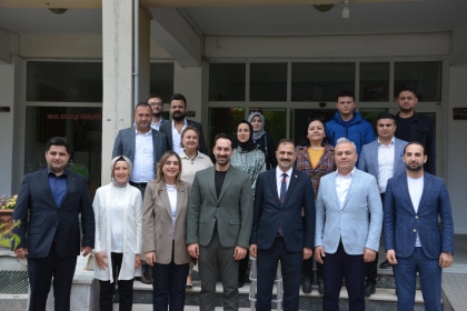 AK PARTİ MKYK ÜYESİ-MANİSA MİLLETVEKİLİ AHMET MÜCAHİT ARINÇ’TAN BAŞKAN ERKAN KARA’YA ZİYARET