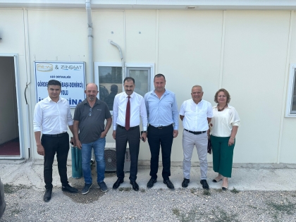 BAŞKANIMIZ ERKAN KARA, GÖRDES - DEMİRCİ YOL YAPIM ŞANTİYESİNİ ZİYARET ETTİ