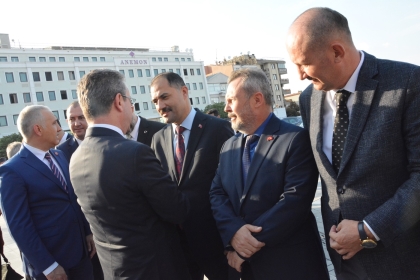 BAŞKANIMIZ ERKAN KARA, VALİ ENVER ÜNLÜ'NÜN UĞURLAMA MERASİMİNE KATILDI