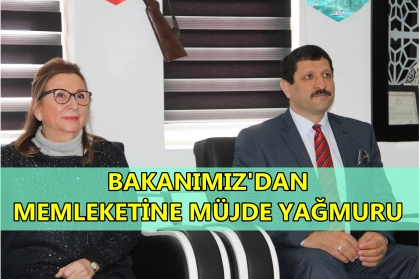 BAKANIMIZ PEKCAN'DAN, MEMLEKETİNE MÜJDE YAĞMURU