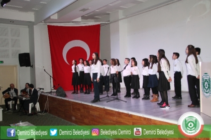 12 MART İSTİKLAL MARŞININ KABULÜ DEMİRCİ'DE KUTLANDI