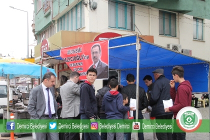 MUHSİN YAZICIOĞLU DEMİRCİ'DE UNUTULMADI