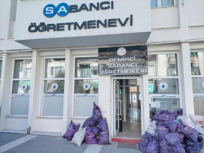 DEMİRCİ SABANCI ÖĞRETMENEVİ SİL BAŞTAN YENİLENİYOR