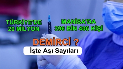 DEMİRCİ'DE COVİD-19 AŞILAMA ÇALIŞMALARI
