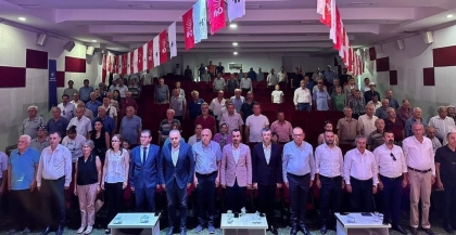 DEMİRCİ CHP'DE İLÇE KONGRESİ YAPILDI