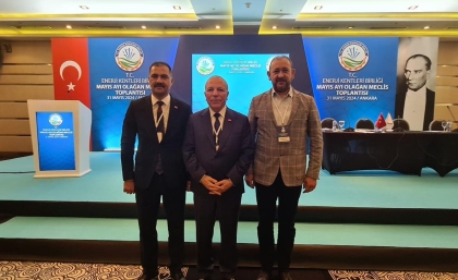 BAŞKAN KARA, ENERJİ KENTLER BİRLİĞİ TOPLANTISINA KATILDI.