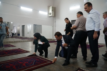 BAŞKAN YARDIMCIMIZ İSMAİL HAKKI GÜL, YAĞCIBEDİR HALI YARIŞMASINA KATILDI