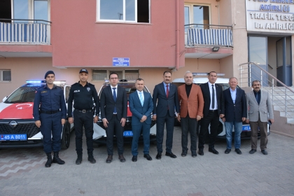 DEMİRCİ EMNİYETİNDE 4 YENİ ARAÇ HİZMETE ALINDI