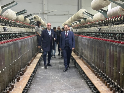 BAŞKANIMIZ ERKAN KARA, HALSAN HALI ANONİM ŞİRKETİNİ ZİYARET ETTİ.