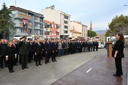 CUMHURİYETİMİZİN KURUCUSU GAZİ MUSTAFA KEMAL ATATÜRK VEFATININ 87. YILINDA ANILDI.