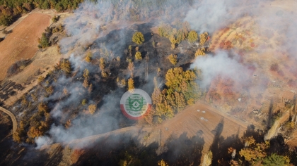 KULENİN DİKKATİ, YANGININ BÜYÜMESİNİ ÖNLEDİ. 