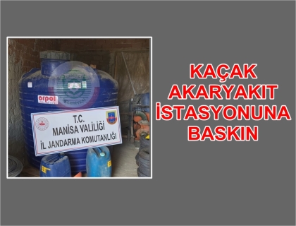 DEMİRCİ'DE  JANDARMADAN OPERASYON