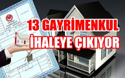 13 KİRA İHALESİ, PERŞEMBE GÜNÜ
