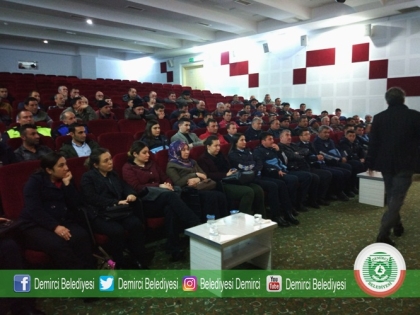 MANİSA EMNİYETİNDEN PERSONELE SEMİNER