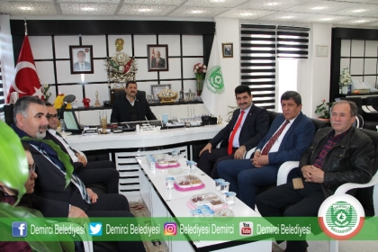 ŞEHZADELER İLÇE MİLLİ EĞİTİM MÜDÜRÜ ERMİŞTEN, BAŞKAN SELÇUK'A ZİYARET