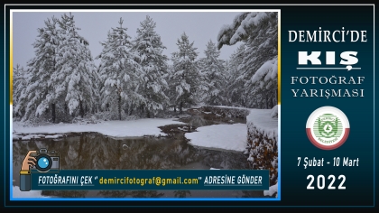 DEMİRCİ'DE KIŞ FOTOĞRAF YARIŞMASI 